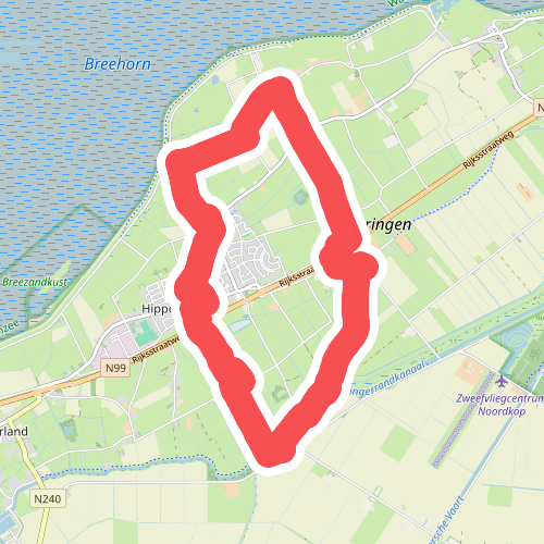 Wierdijkroute (blauw)