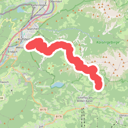 Wanderweg 814 - Wilder Kaiser