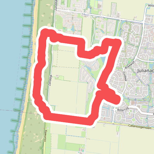 Ooghduyneroute (geel)