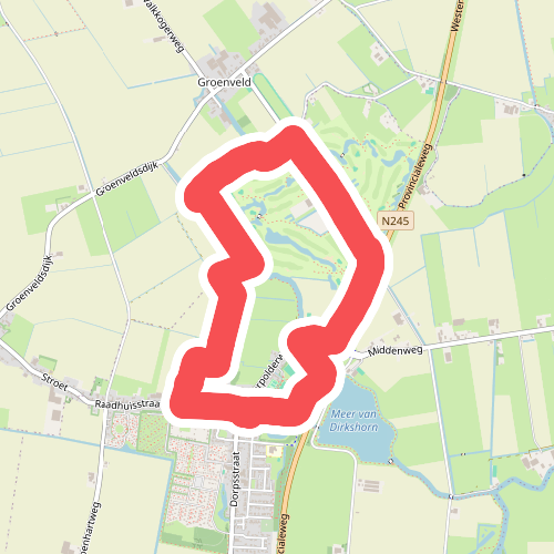 Galgenkaderoute (groen)