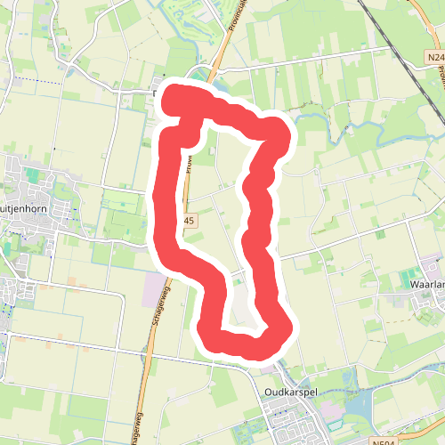 Woudmeerroute (paars)