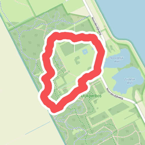 Dijkgatbosroute (blauw)