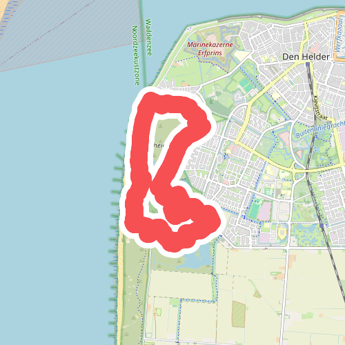 Grafelijkheidsduinenroute (rood)