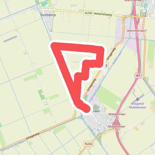 Dolfijnenroute (geel)