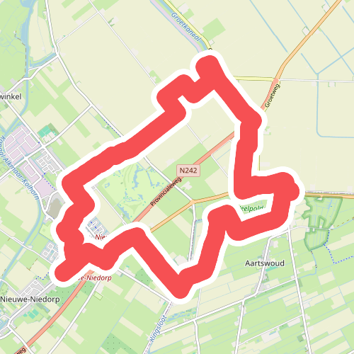 Aartswoudroute (groen)