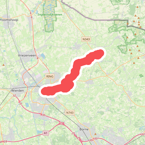 Almelo station - Tubbergen · Twentepad etappe 1