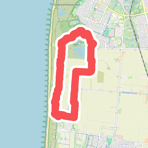 Koegrasroute (oranje)