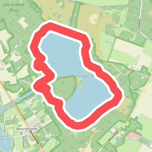 Route Reindersmeer Well