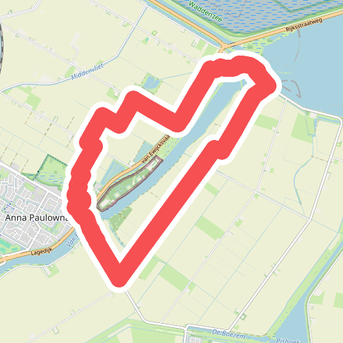 Oude Veerroute (blauw)