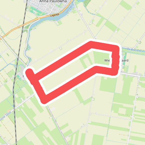 Noordwesterdijkroute (paars)