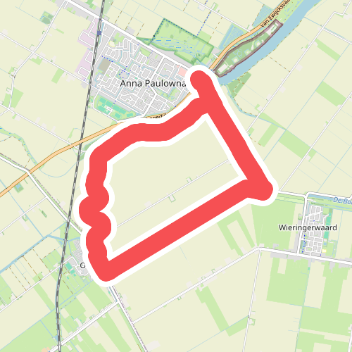 Kneeskaderoute (geel)