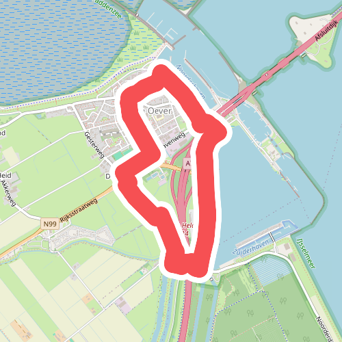 Havenroute (rood)