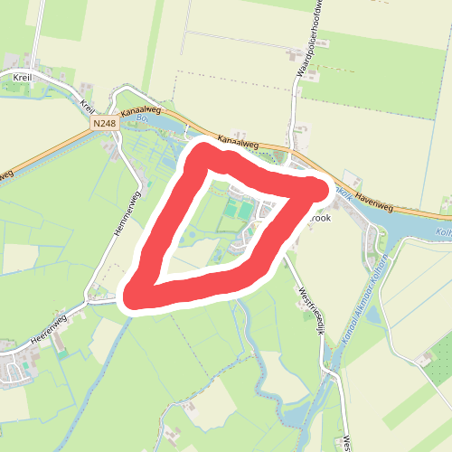 Hoogslootroute (groen)