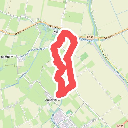Kromme Gouwroute (paars)