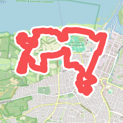 Eukenbergroute (geel)