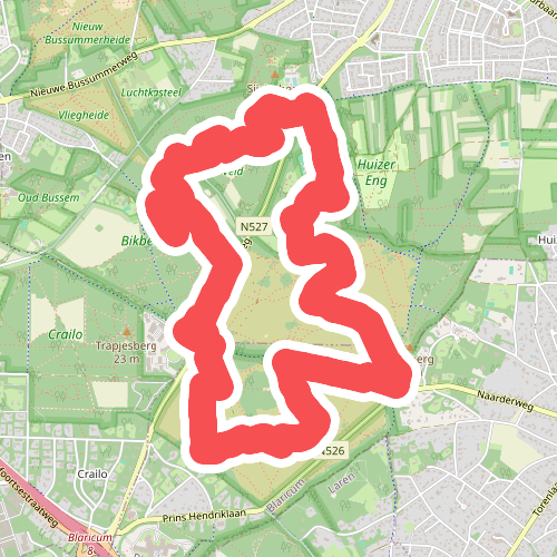 Bikbergenroute (zwart)