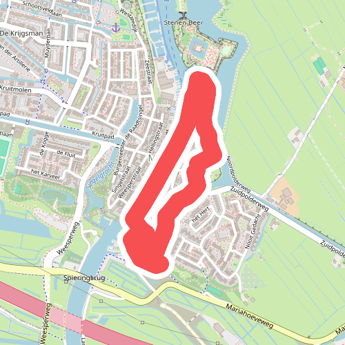 Ommetje Muiderslot (rood)