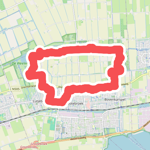 Oude Gouwroute (zwart)