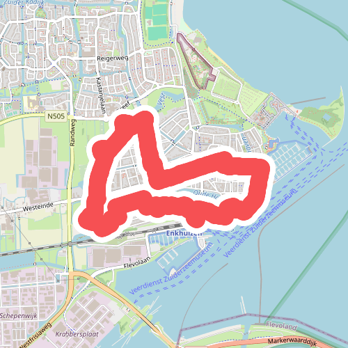 Drommedarisroute (blauw)