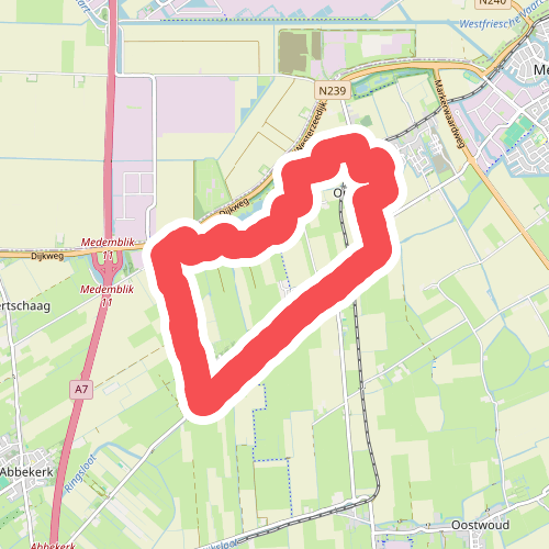 Oostermareroute (groen)