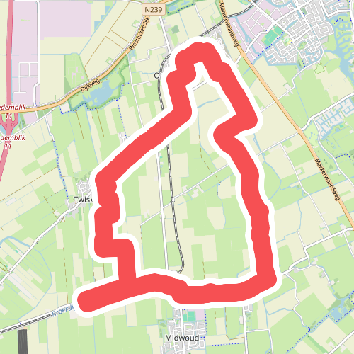 Broerdijkroute (zwart)