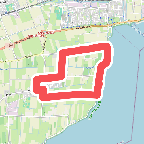 Watermesienroute (paars)