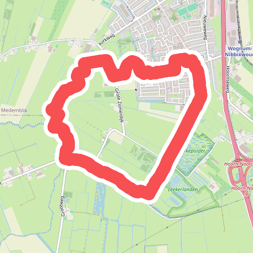 Ommetje Lekermeer (geel)