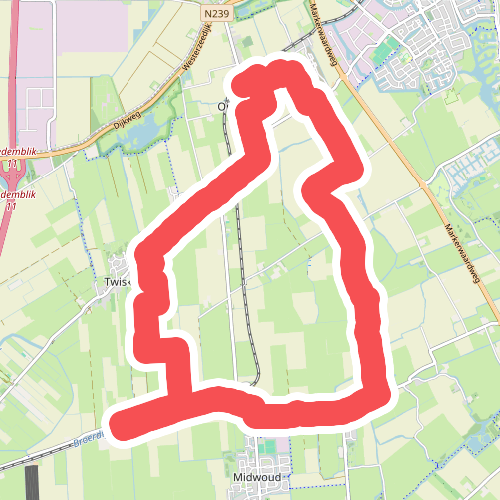 Broerdijkroute (zwart)