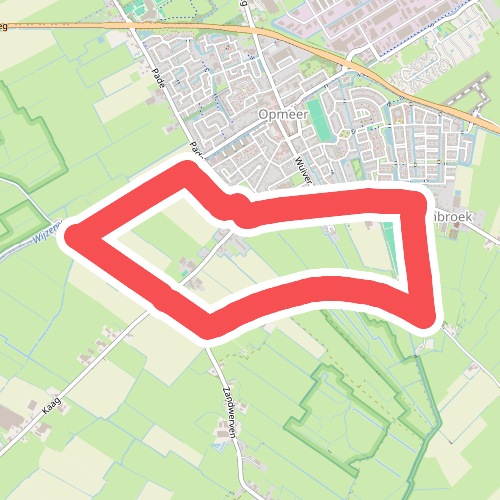 Grote Zomerdijkroute (rood)