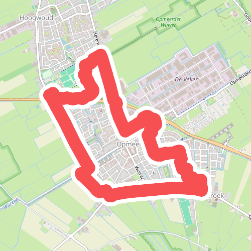 Ommetje Spanbroek- Opmeer (oranje)
