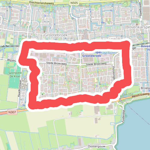 Princenhofroute (rood)