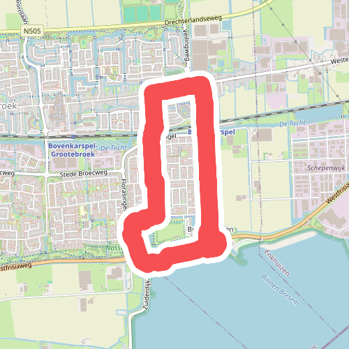 Broekerhavenroute (oranje)