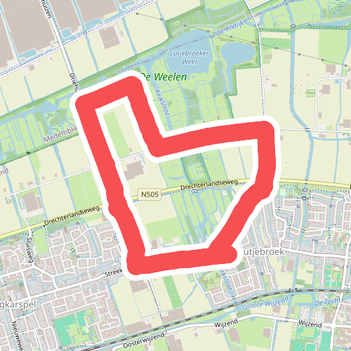 Kerkslootroute (geel)