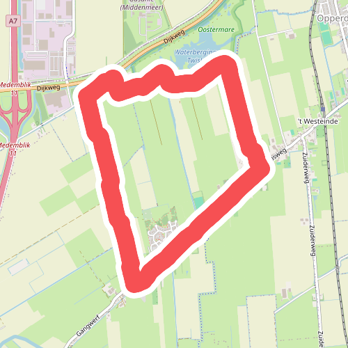 Stolpboerderijroute (paars)