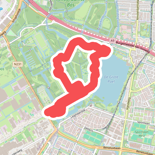 Kleine Noorddijk wandeling (geel)