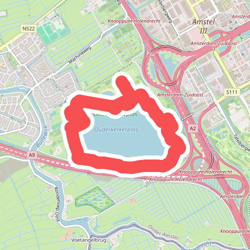 Rondom de Plas (paars)