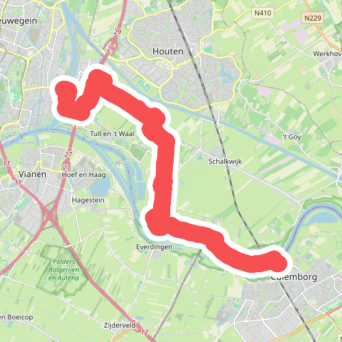 Nieuwegein, PR. Beatrixsluis - Culemborg · Waterliniepad etappe 15