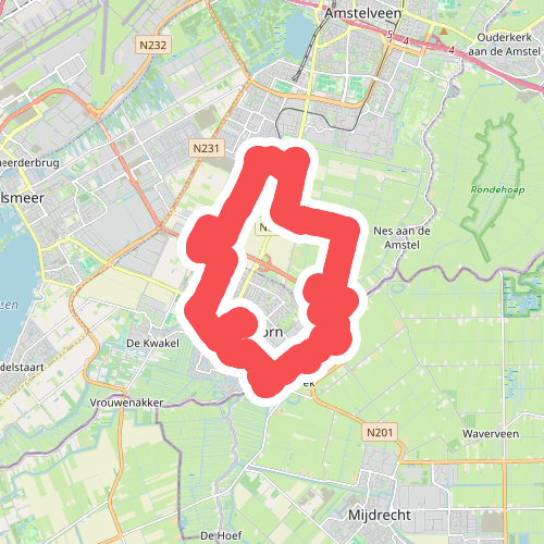 Polderspoorpad (zwart)