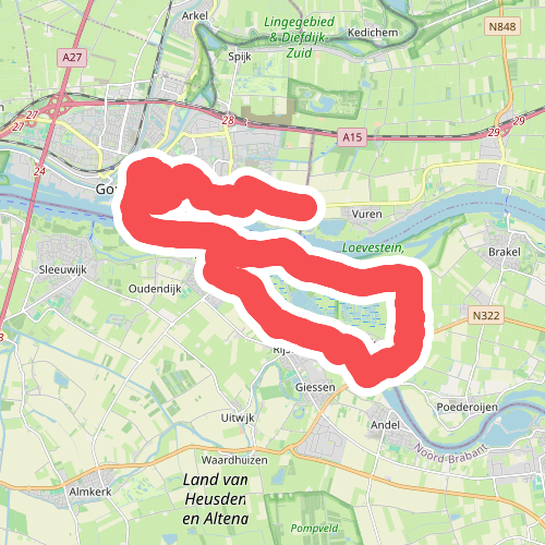 Fort Vuren - Woudrichem · Waterliniepad etappe 18