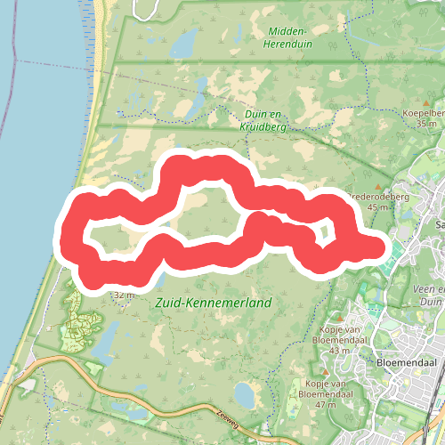 Koppen en Kuilenroute (rood)