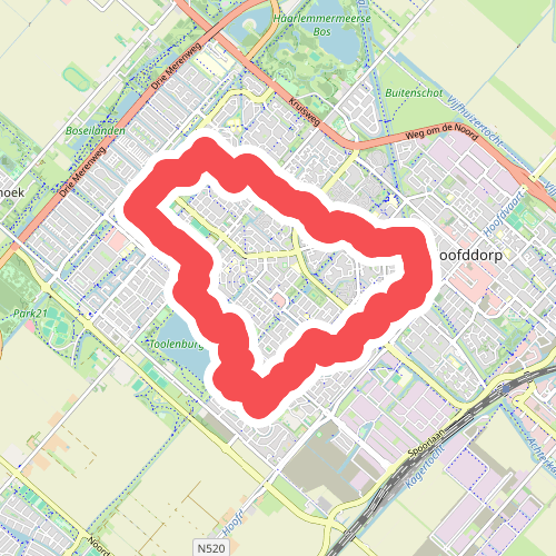 Groene Wijkenroute (oranje)