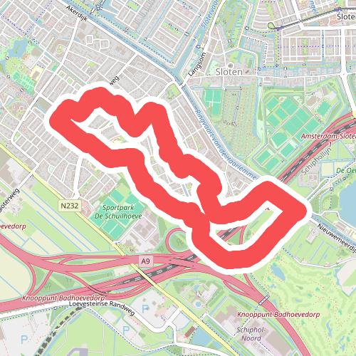 Rondje Nieuwemeer (groen)