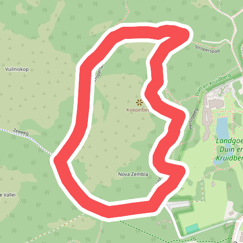 Koepelbergroute (groen)