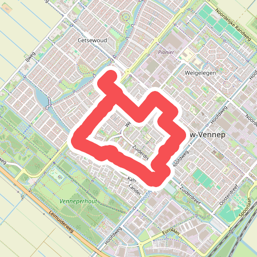 Ommetje Nieuwe Kom (blauw)