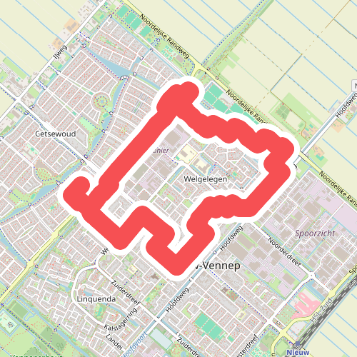 Rondje Welgelegen (geel)