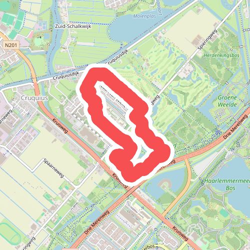 Cruquiusroute (blauw)