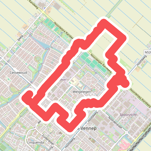 Calatravaroute (zwart)