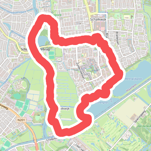 Rondje Jaagpad (geel) 