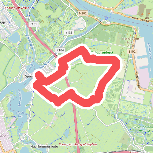 Rondom de Inlaagpolder (paars)