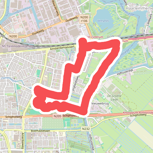 Fuikplasroute (groen)